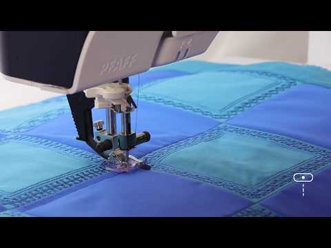 PFAFF 1/4 inch Quilt- und Patchworkfuss, Klarsicht
