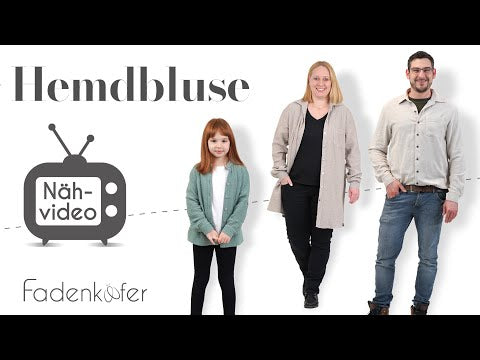 Papierschnittmuster Hemd Herren von Fadenkäfer