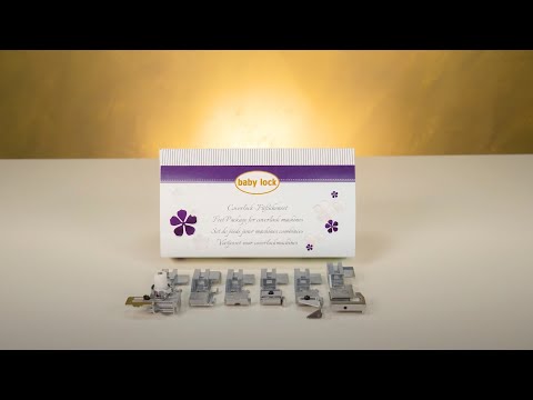 Baby Lock Coverlock Füsschen-Set 6-tlg