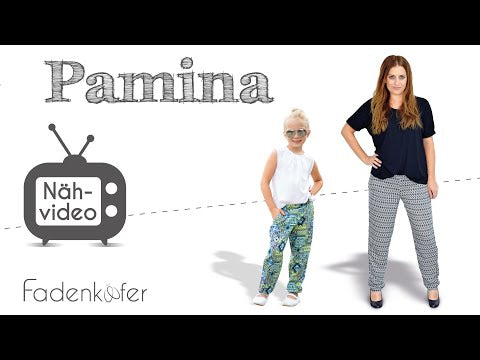 Papierschnittmuster Hose Pamina Erwachsene von Fadenkäfer