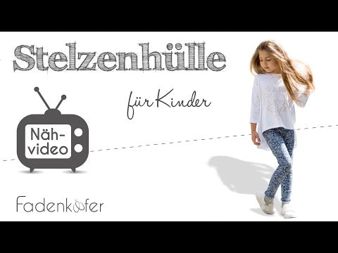 Papierschnittmuster Stelzenhülle Leggings/Socken Kinder von Fadenkäfer