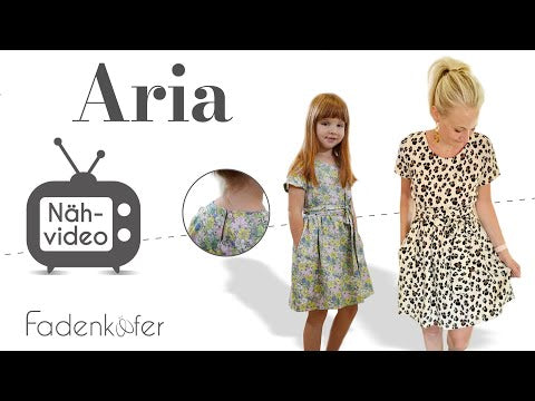 Papierschnittmuster Aria Kinder von Fadenkäfer