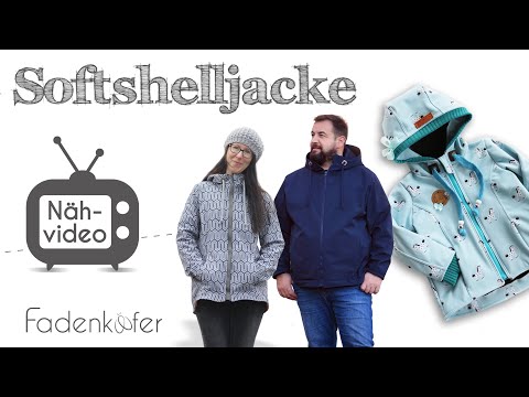 Papierschnittmuster Softshelljacke Damen von Fadenkäfer