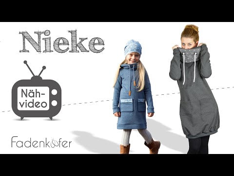 Papierschnittmuster Kleid Nieke Damen von Fadenkäfer