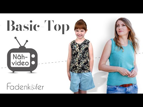 Papierschnittmuster Basic-Top Damen von Fadenkäfer