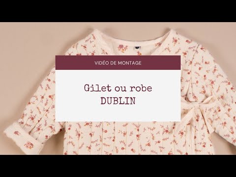 Dublin Cardigan/Kleid für Babies, Ikatee Papierschnittmuster