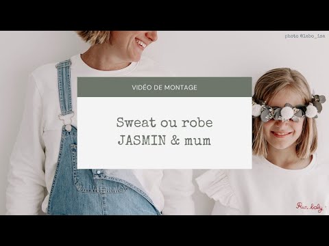 Jasmin Mum Sweatshirt/Kleid für Damen, Ikatee Papierschnittmuster
