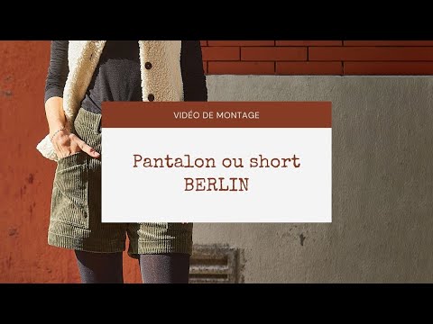 Berlin Hosen und Shorts Damen, Ikatee Papierschnittmuster