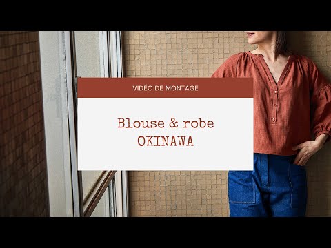 Okinawa Bluse und Kleid Damen, Ikatee Papierschnittmuster