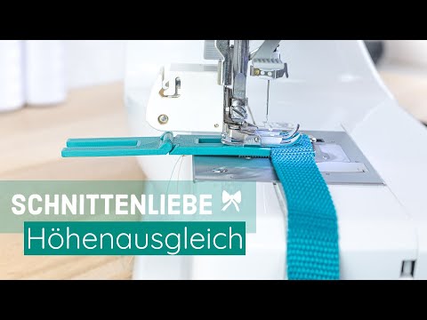 Höhenausgleich für Nähmaschinen in petrol
