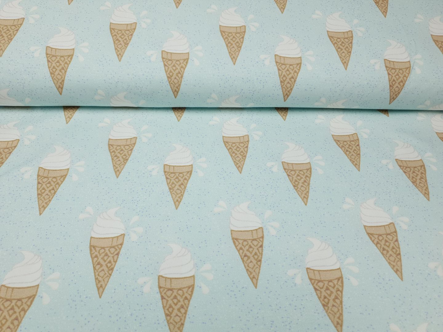 Ice Cream hellblau/beige/offwhite