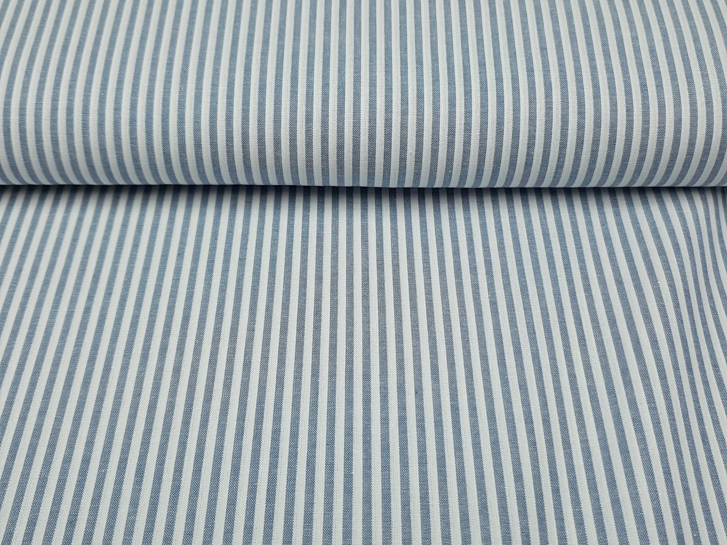 Ida Stripe weiss/denim