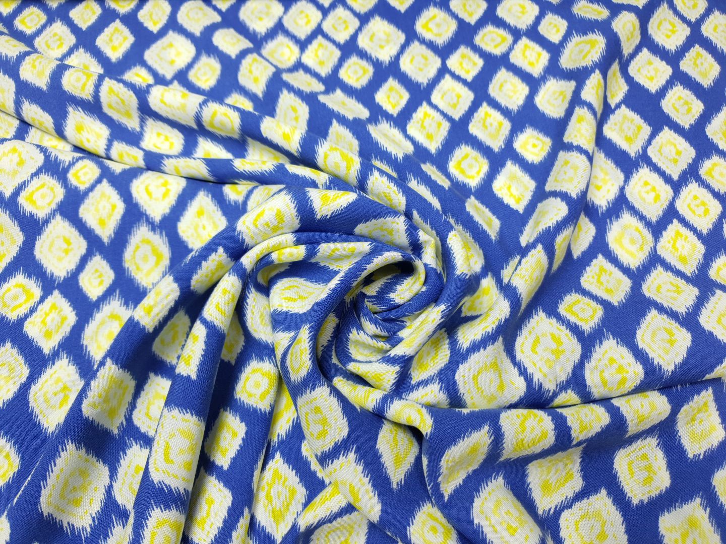 Ikat royal/zitronengelb