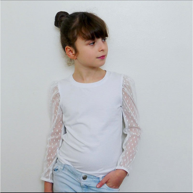 Lobelia T-Shirt für Kinder, Ikatee Papierschnittmuster