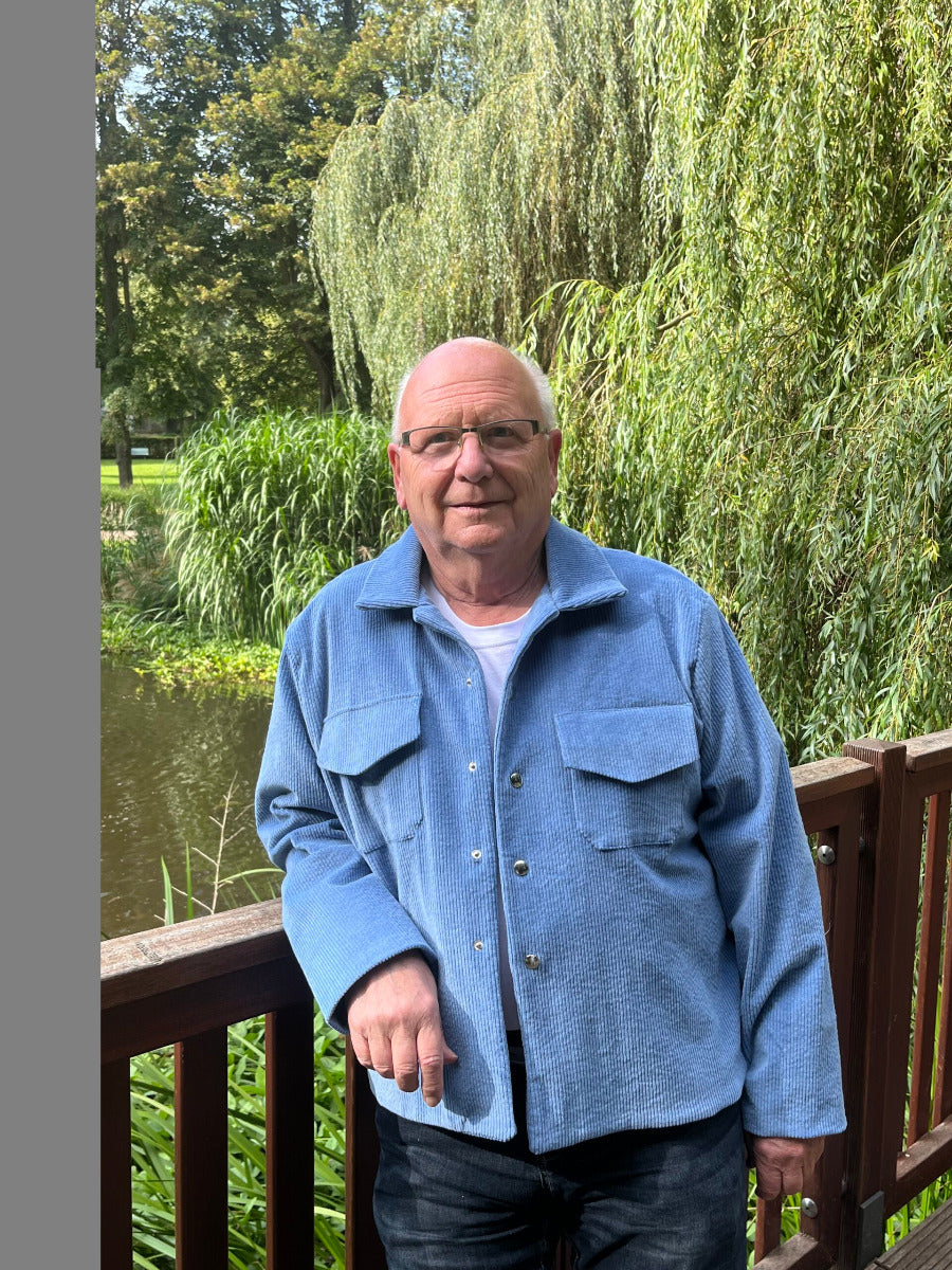 Papierschnittmuster Hemdjacke Flo Herren von Fadenkäfer
