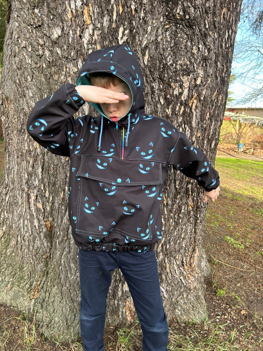 Papierschnittmuster Windbreaker Kinder von Fadenkäfer