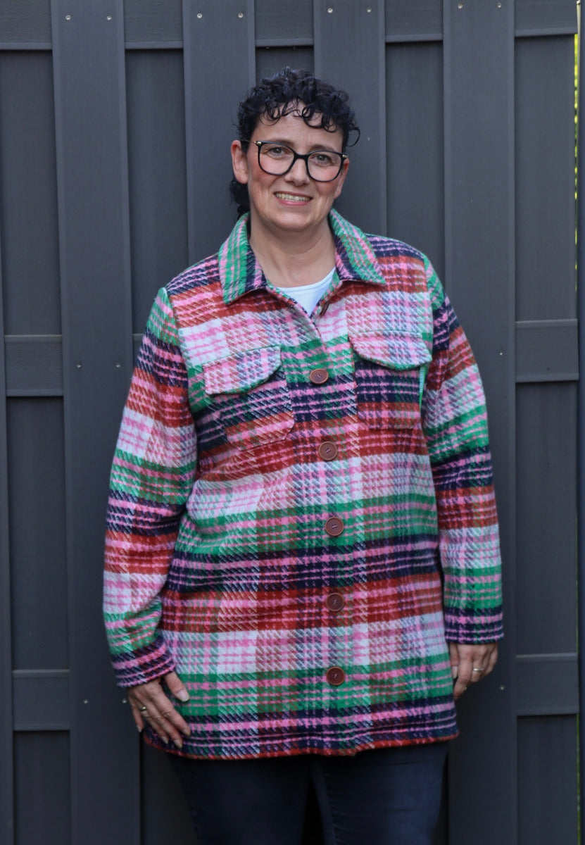 Papierschnittmuster Hemdjacke Flo Damen von Fadenkäfer