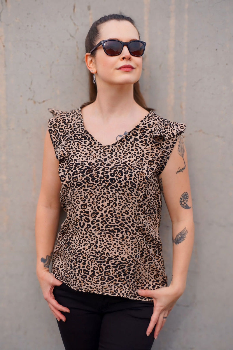 Papierschnittmuster Bluse Maribell Damen von Fadenkäfer