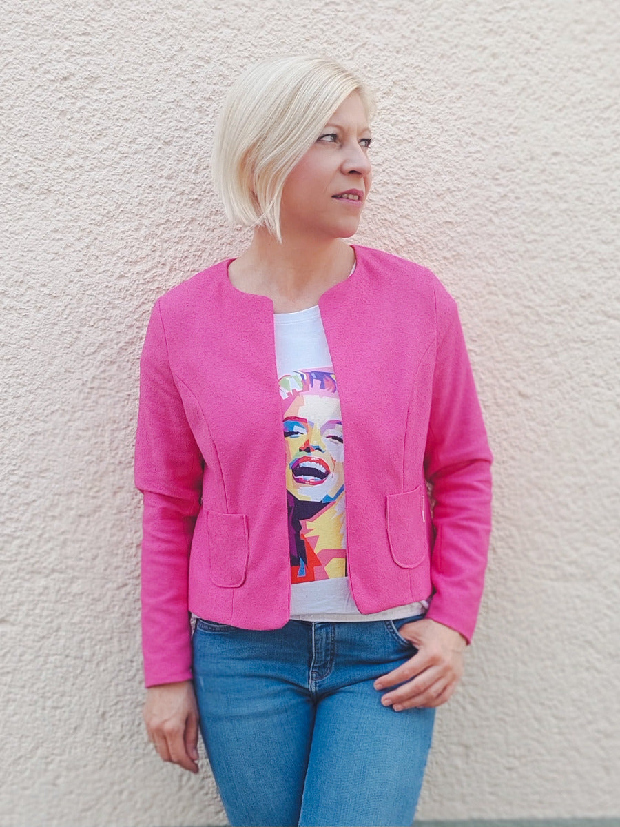 Papierschnittmuster Kurzjacke Damen von Fadenkäfer