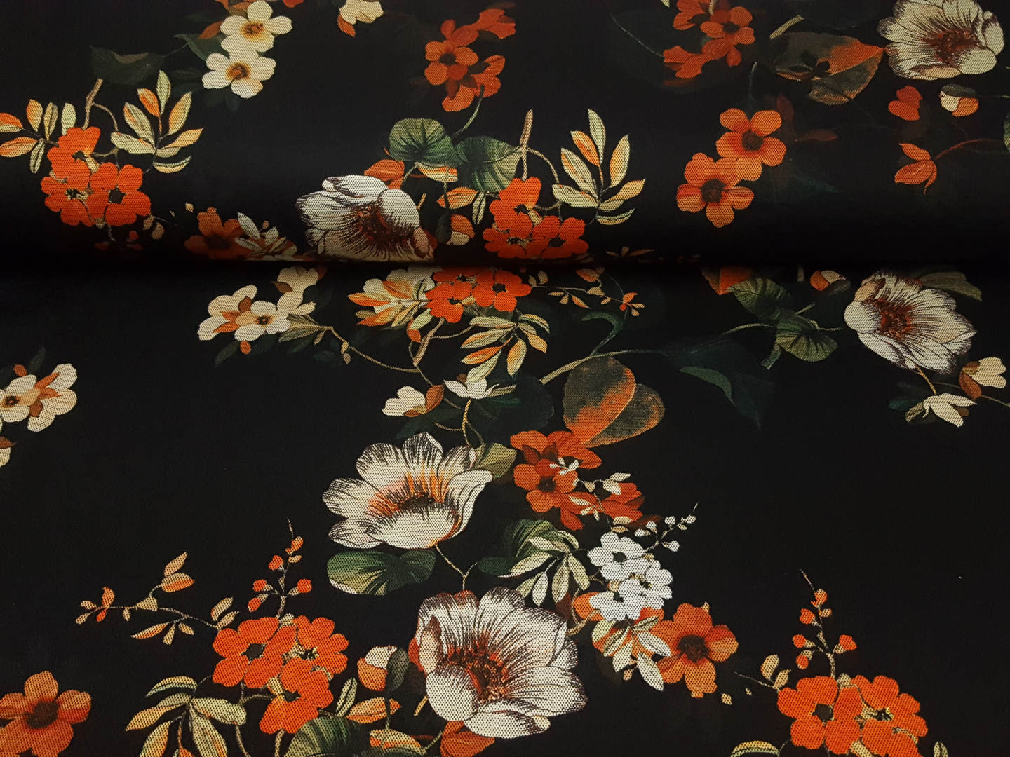 Jacquard Kira schwarz/rost