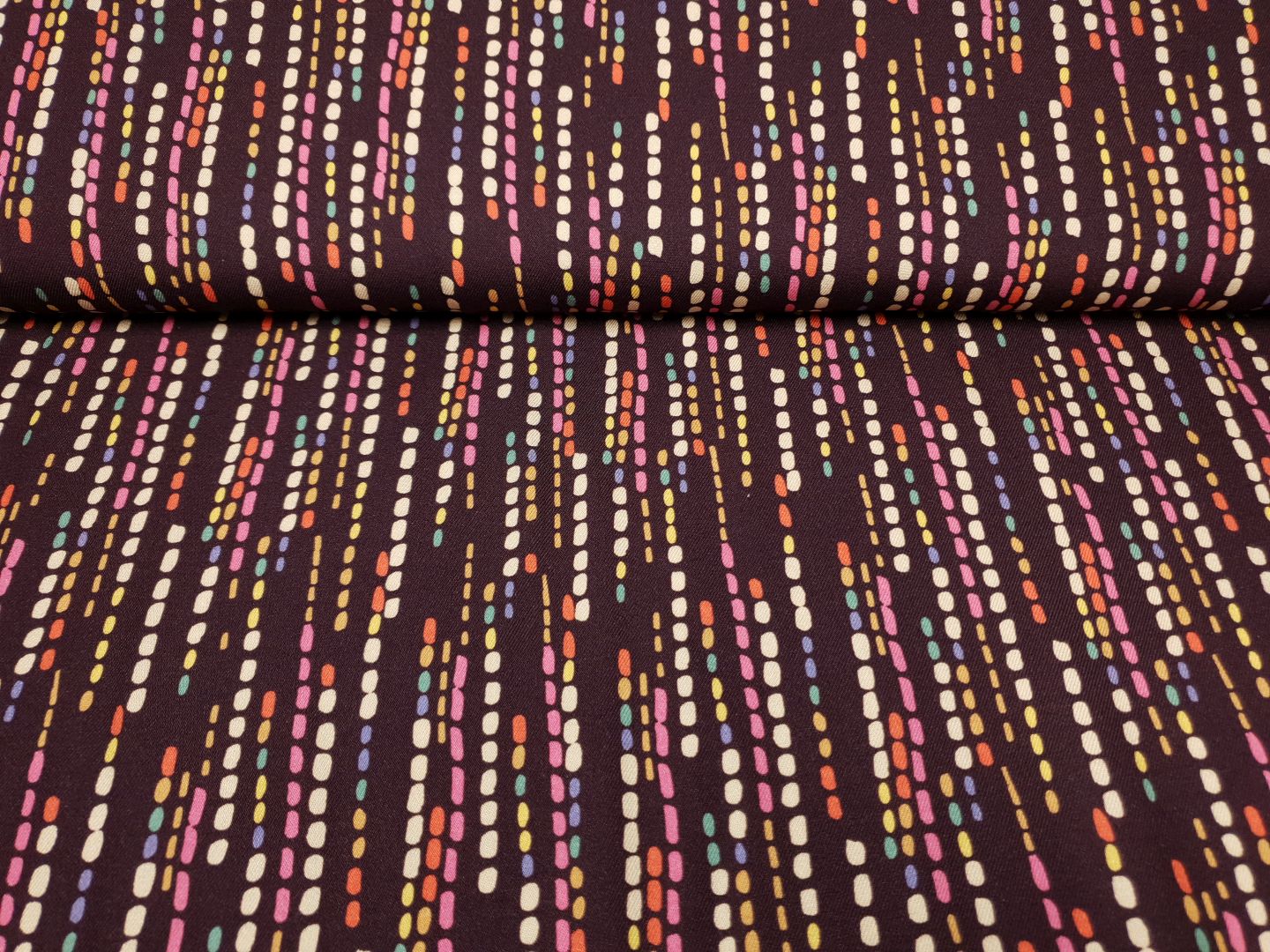 Jasna bordeaux/sand/bunt