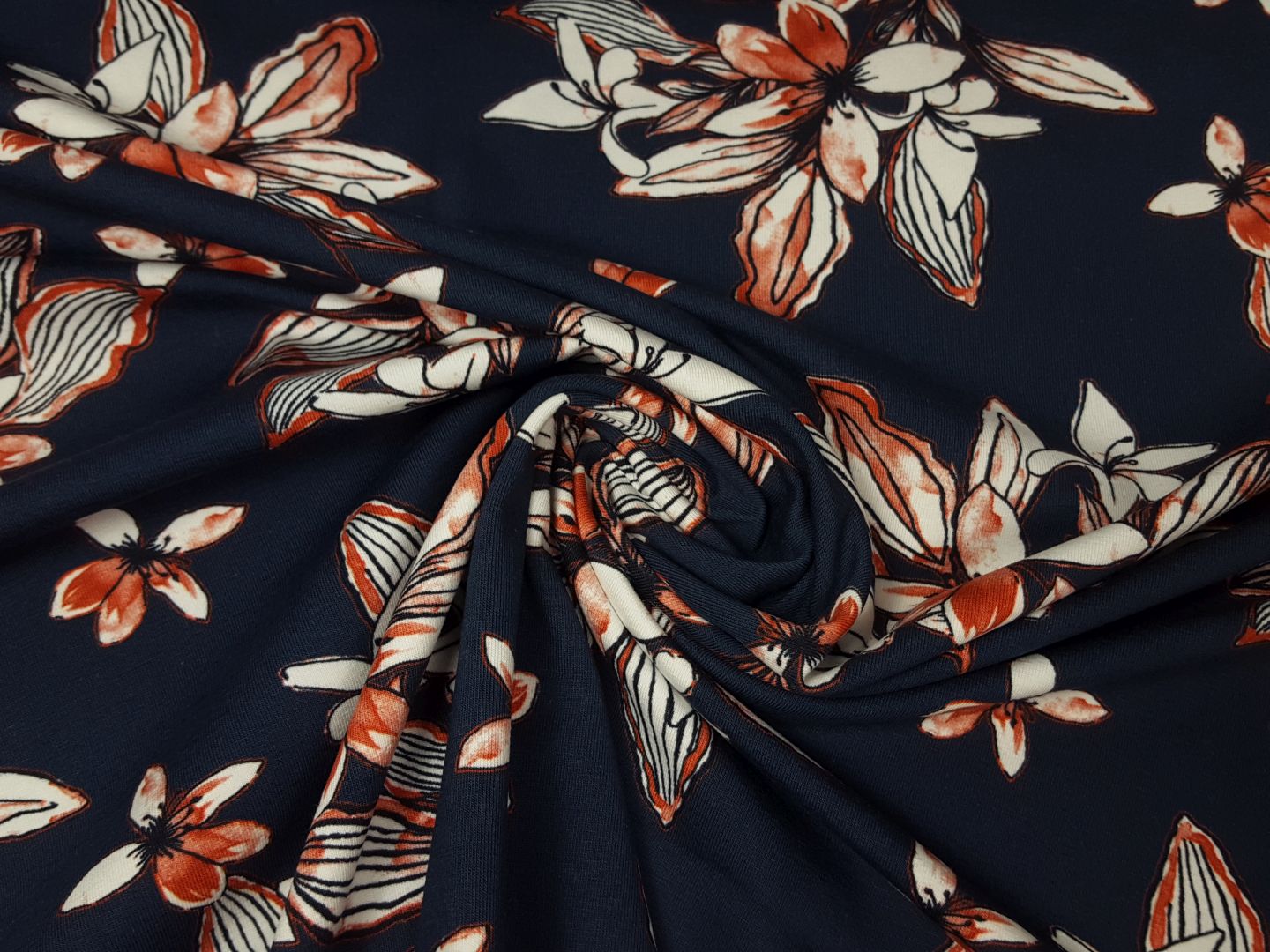 Jersey dunkelblau/rot