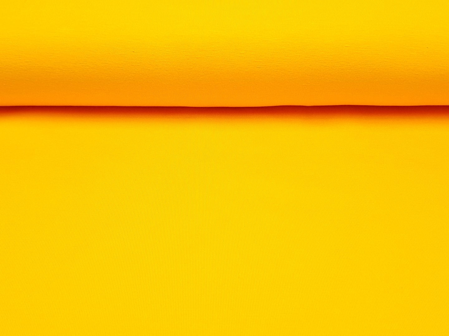 Baumwolljersey uni gelb
