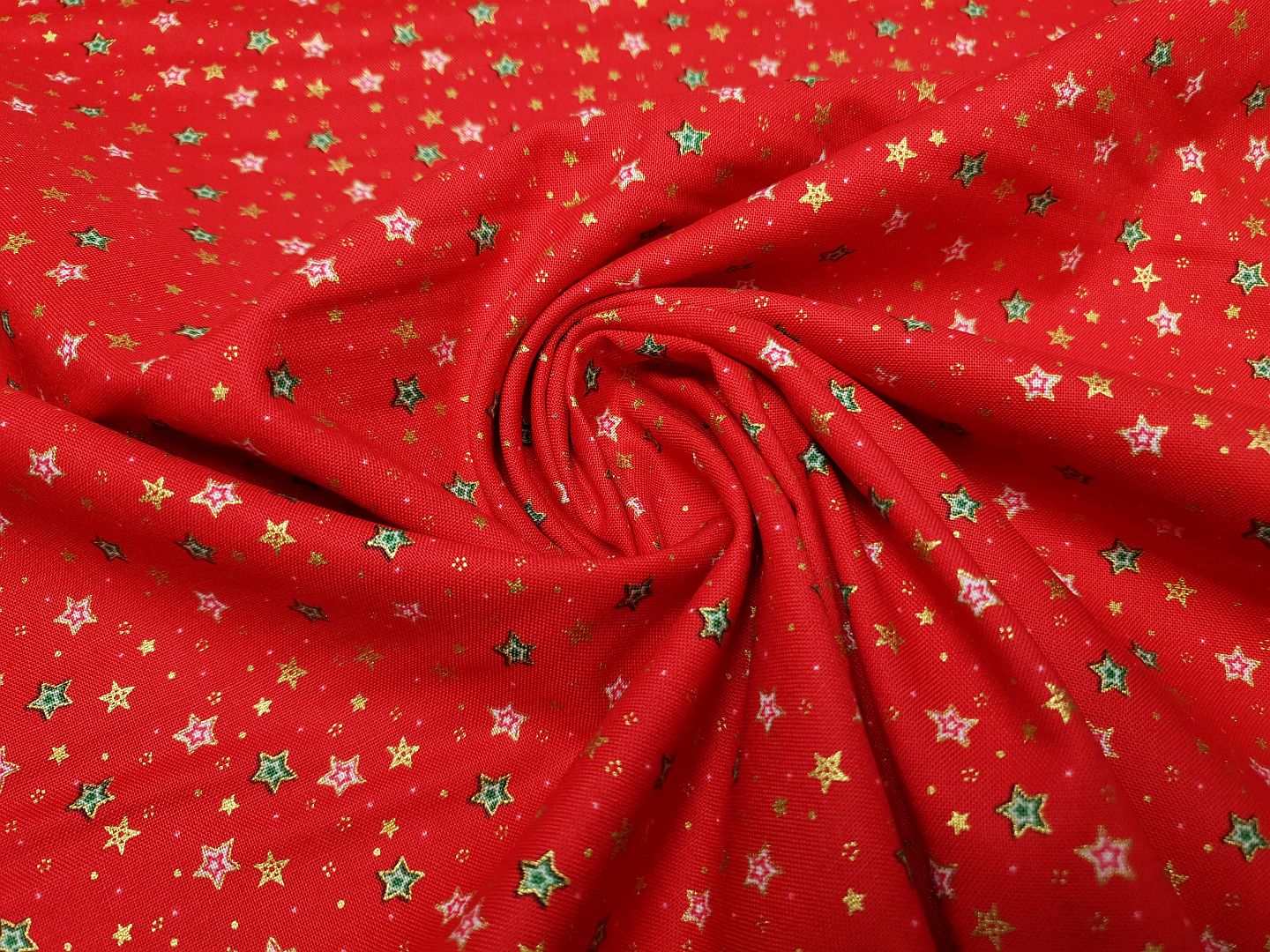 Jolly St.Nick rot/dunkelgrün/gold
