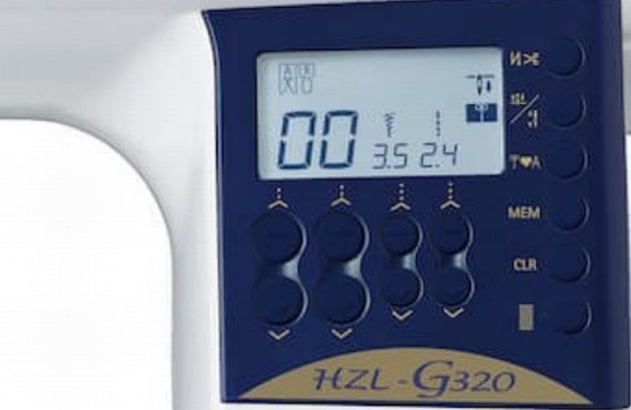 Juki HZL-G320 Display