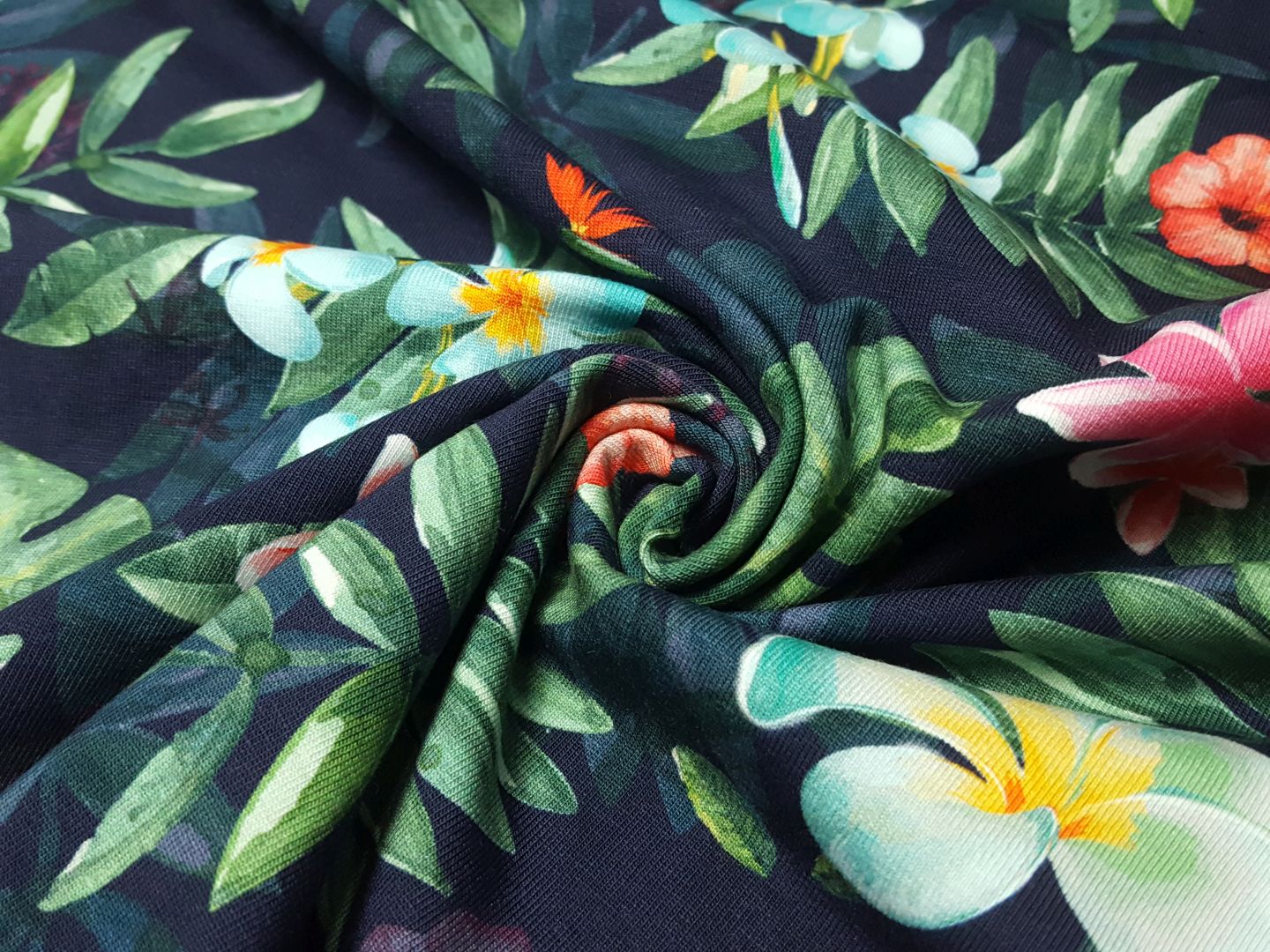 Einzelstück Jungle Flowers navy/bunt