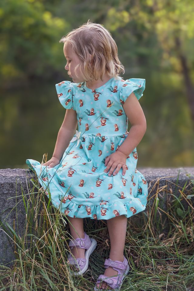 Jungle Fun mint/rosa/rotbraun