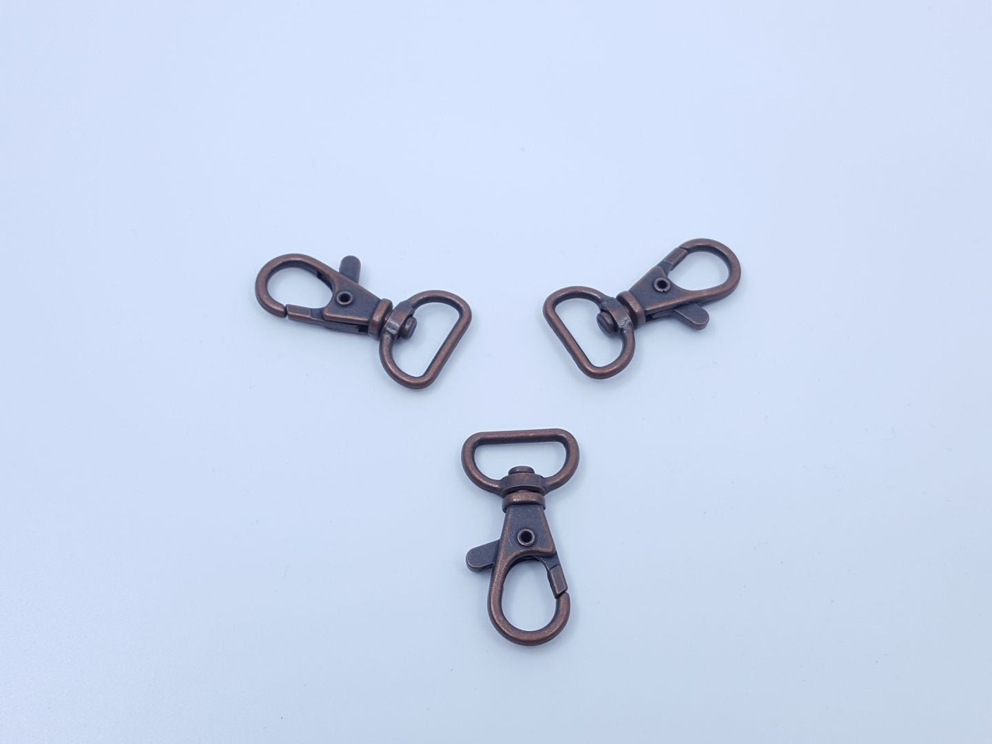 Taschen Karabinerhaken für 30mm Gurtband, messing