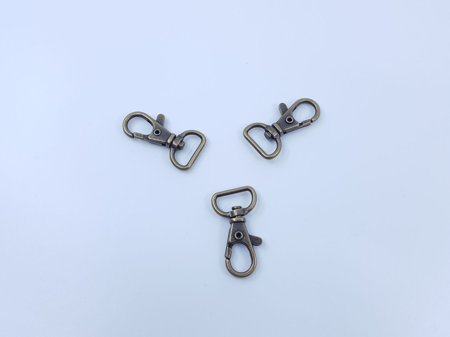Taschen Karabinerhaken für 30mm Gurtband, messing