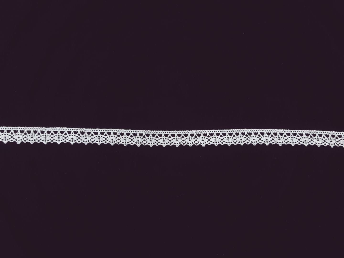 Klöppelspitze 12mm weiss