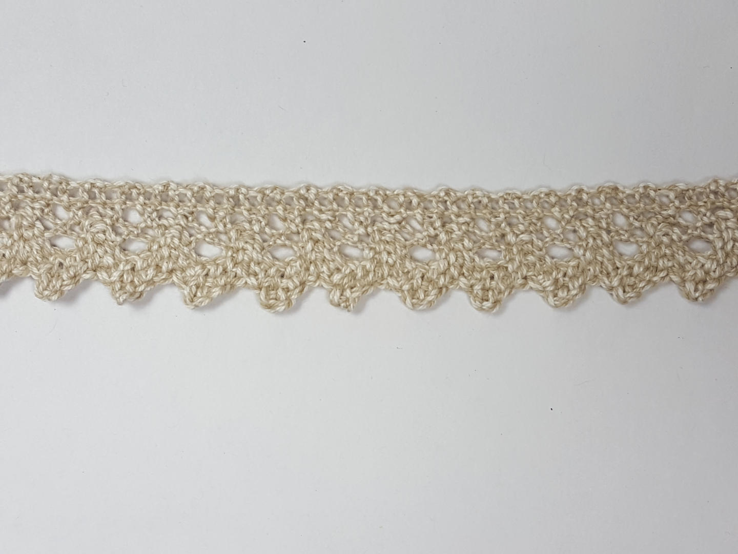 Klöppelspitze 20mm beige