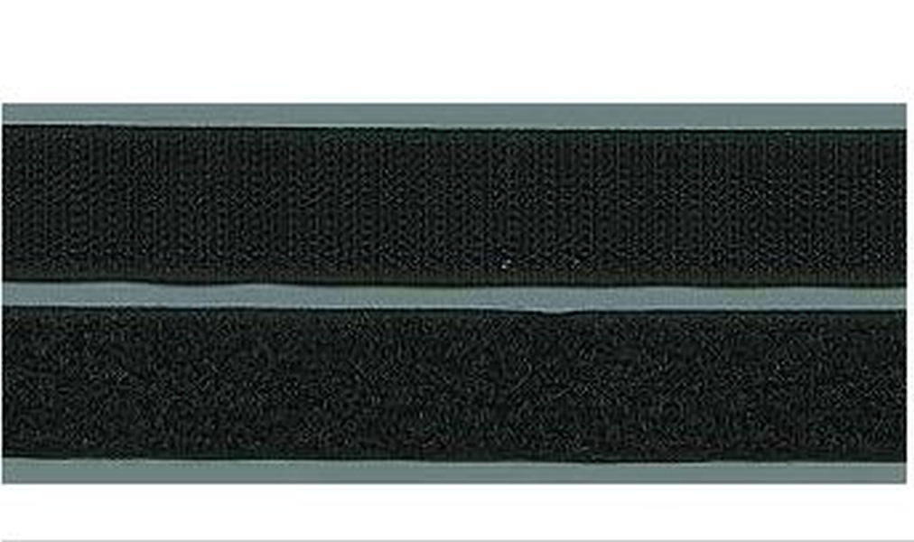 Klettband 20mm breit, schwarz