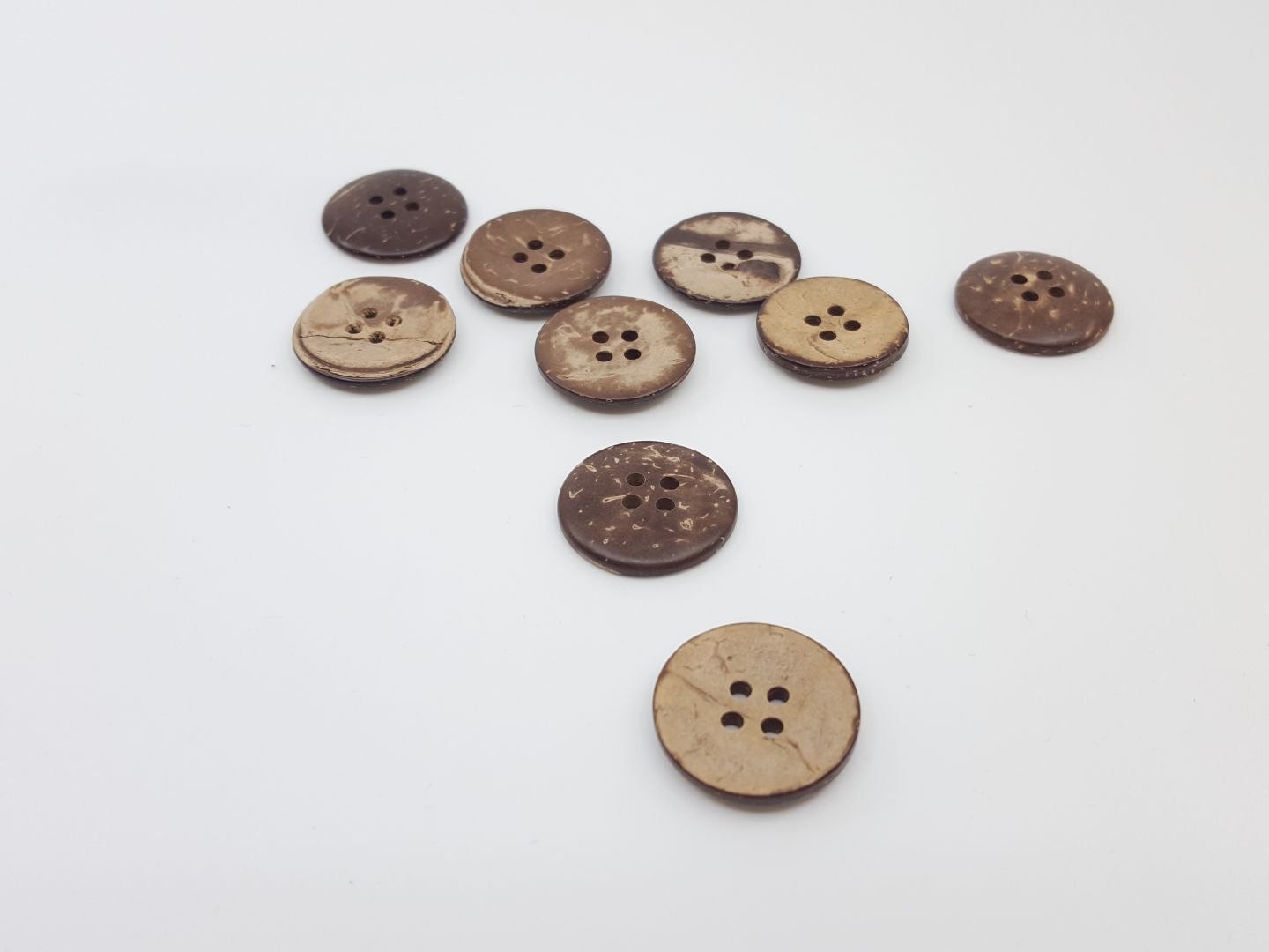 Kokosknöpfe braun 23mm