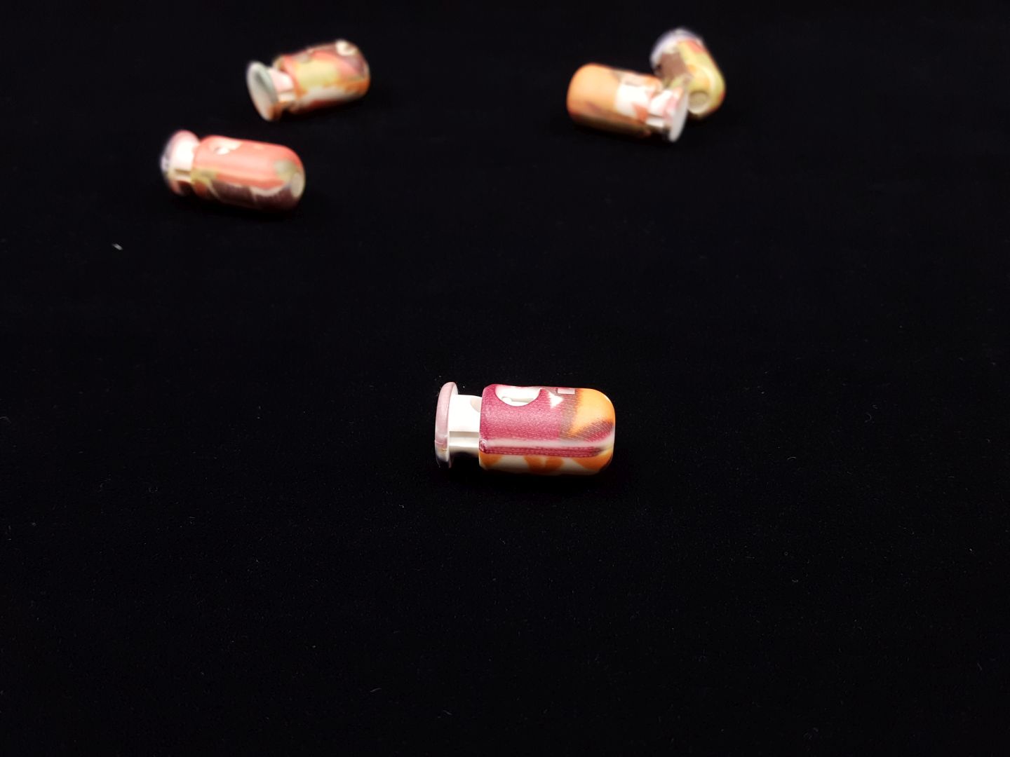 Kordelstopper 3mm bunt