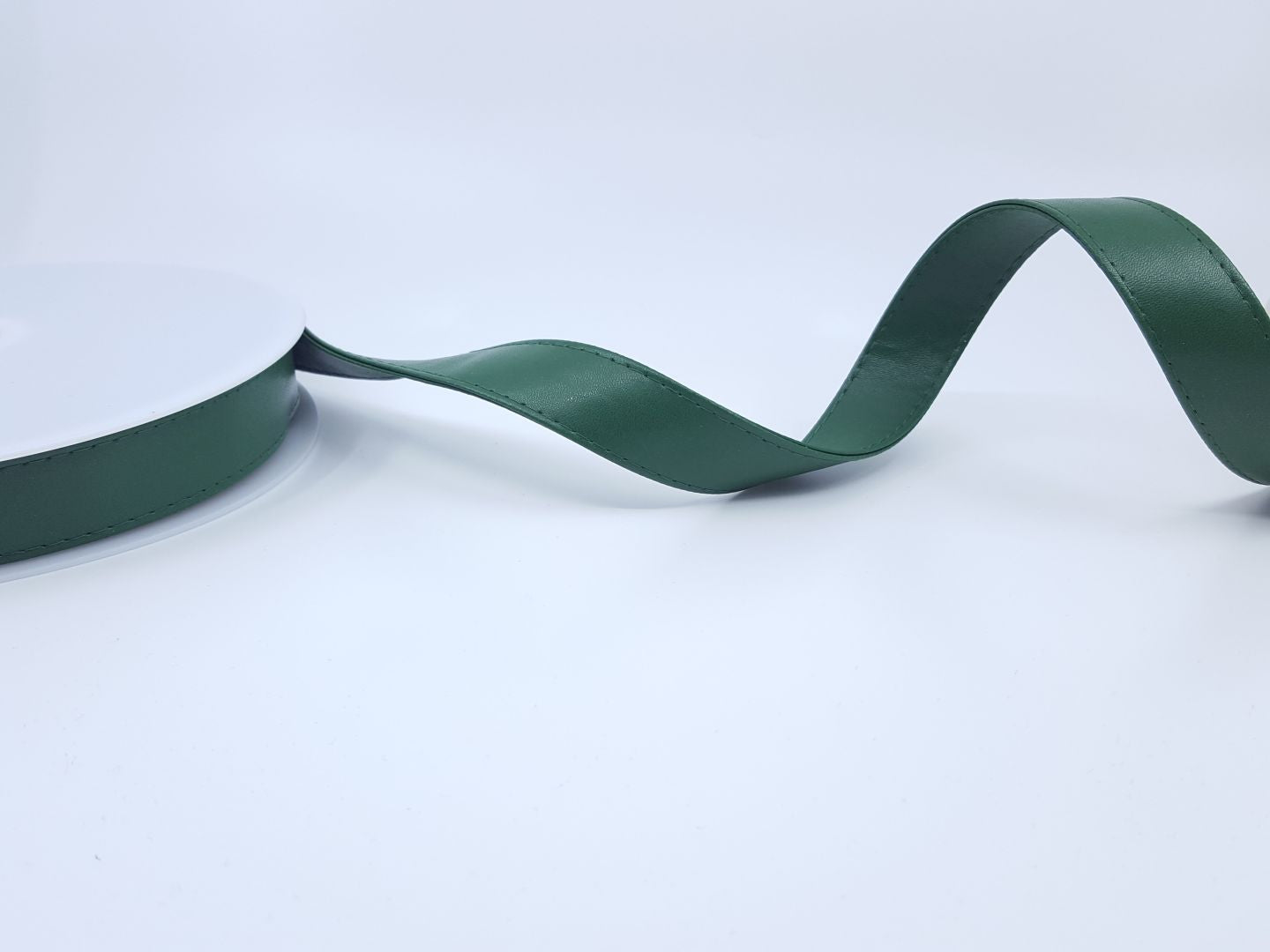 Kunstleder Gurtband grün