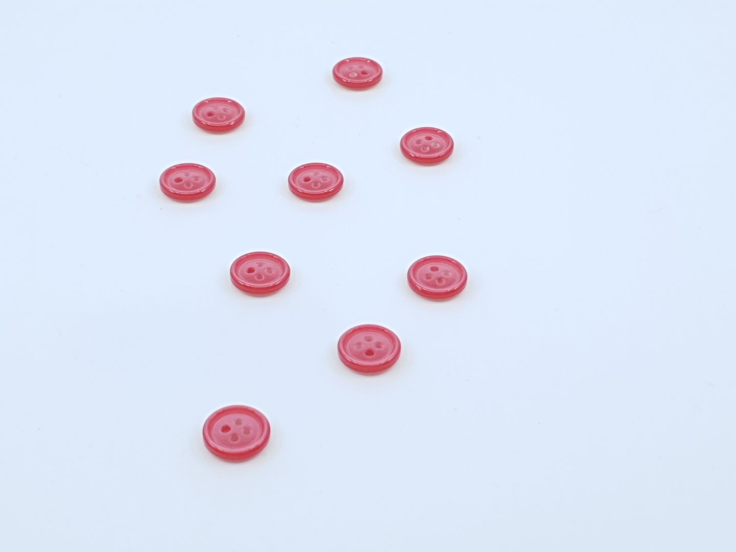 Kunstoffknöpfe 12mm rot