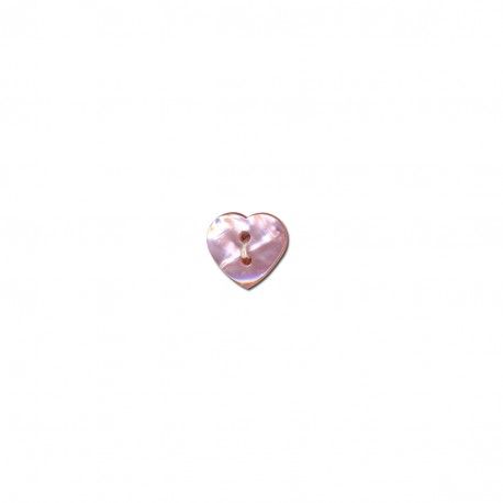 Kunstoffknöpfe Hearts 15mm rosa