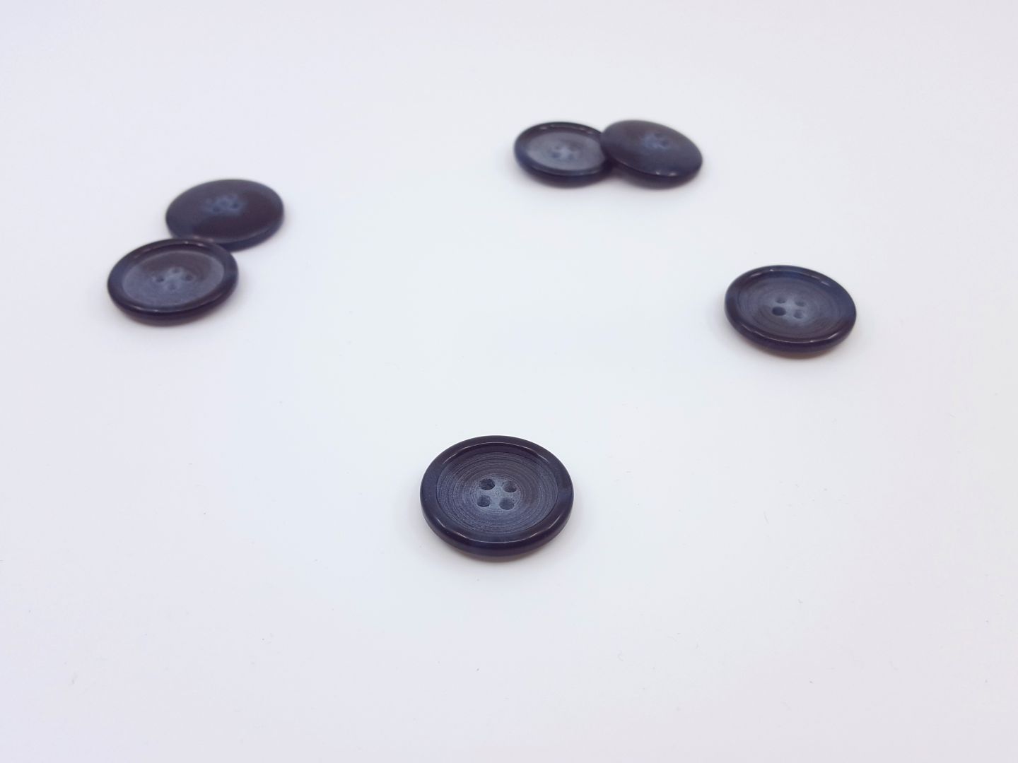 Kunststoffknöpfe 25mm nachtblau