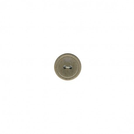 Kunststoffknöpfe Granit 15mm braun