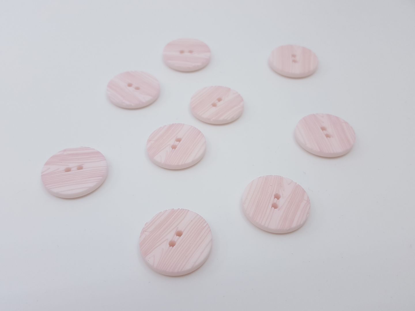 Kunststoffknöpfe rosa 23mm