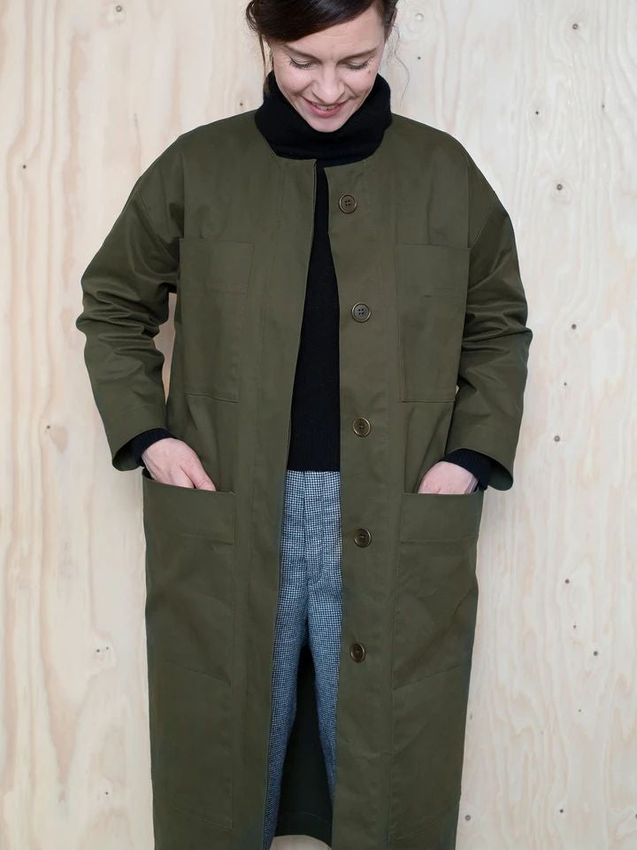 Lab Coat XS-L Papierschnittmuster von The Assembly Line