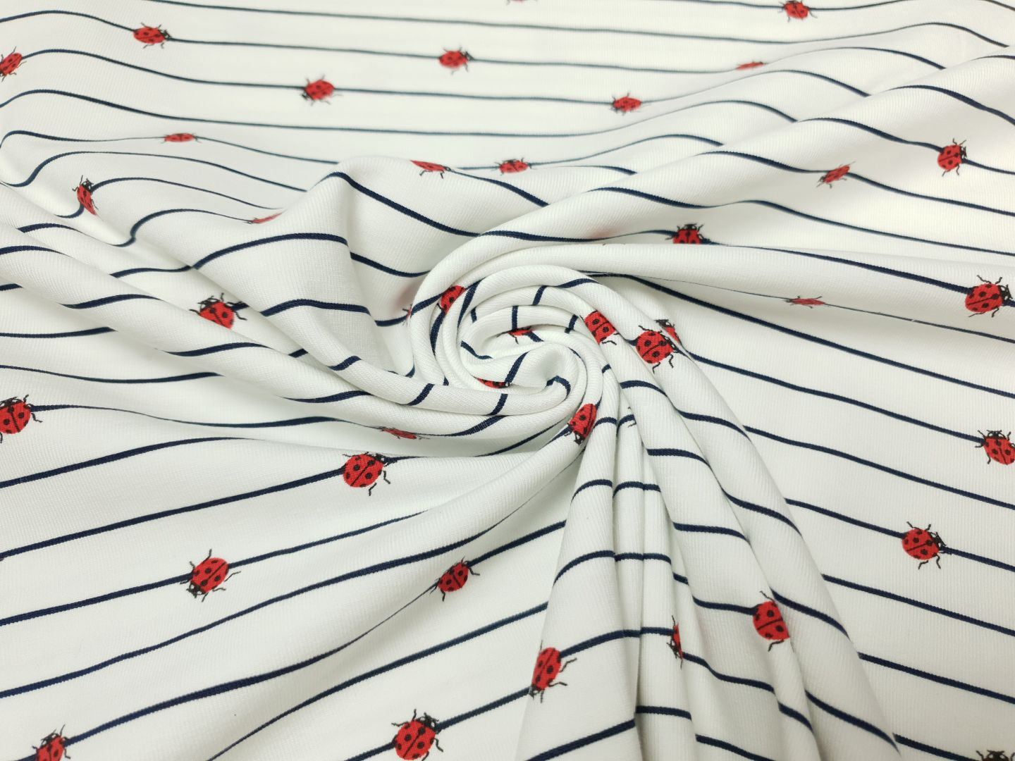 Ladybugs offwhite/schwarz/rot