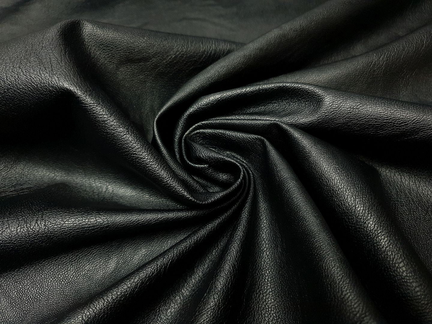 Einzelstück Leder-Imitat schwarz