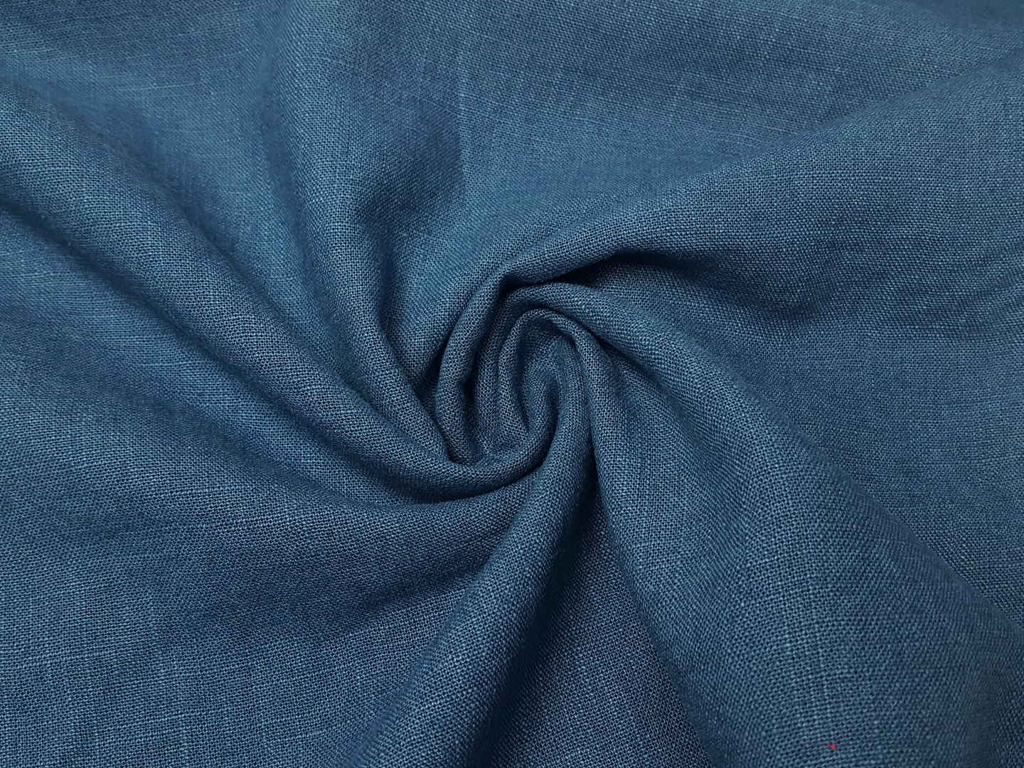 Leinen Enzym gewaschen jeansblau