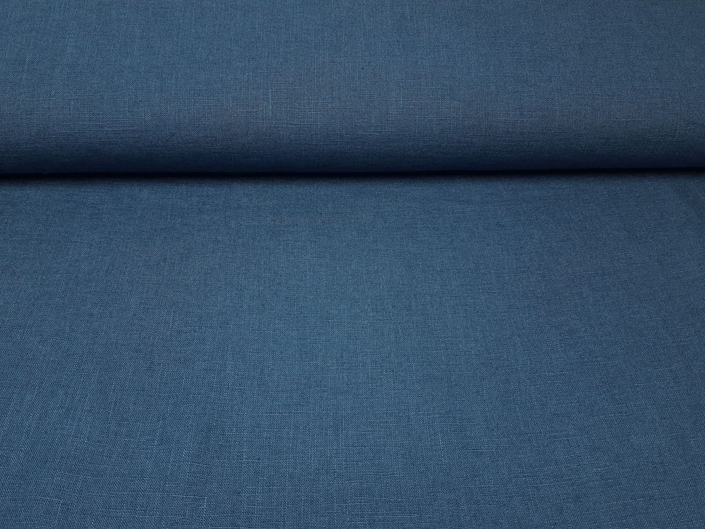 Leinen Enzym gewaschen jeansblau