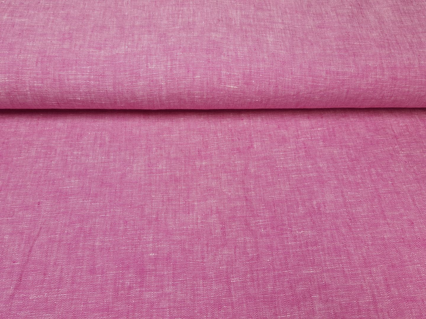Einzelstück Leinen fuchsia melange